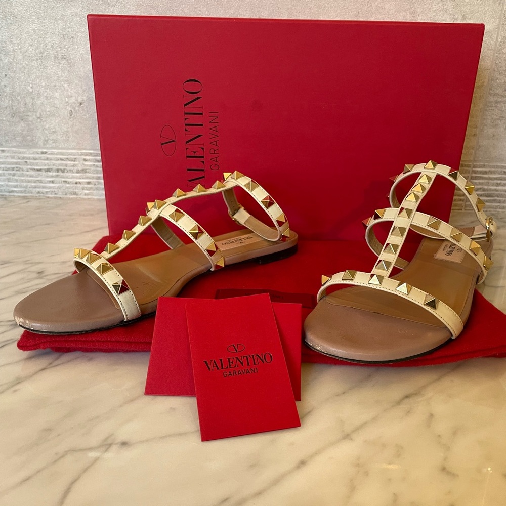Valentino Garavani Rockstud leather sandals